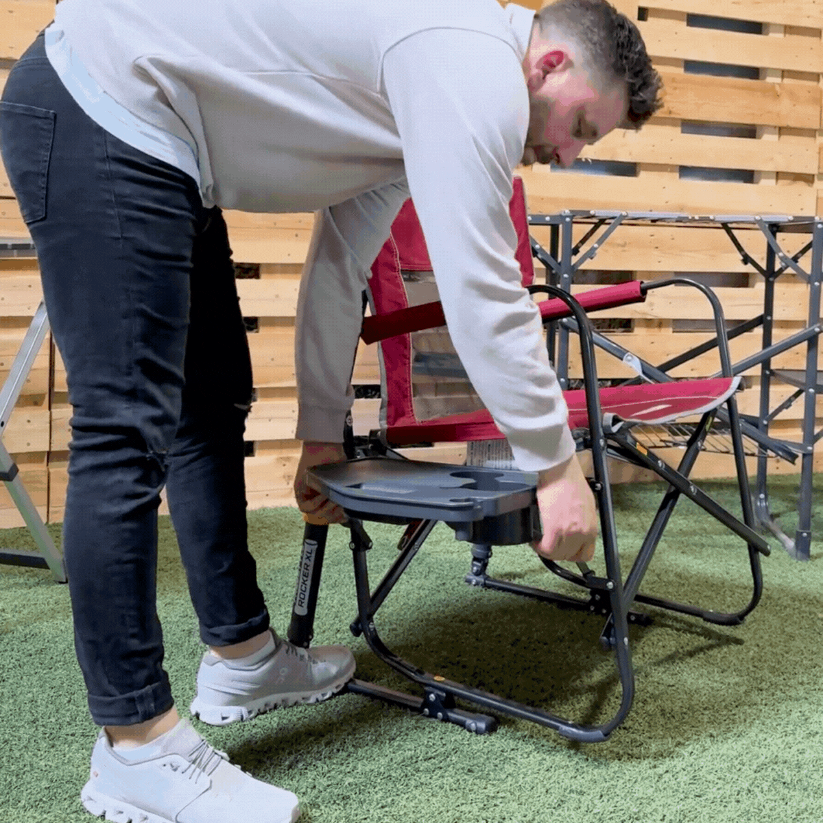 Freestyle Rocker XL mit Seitentisch