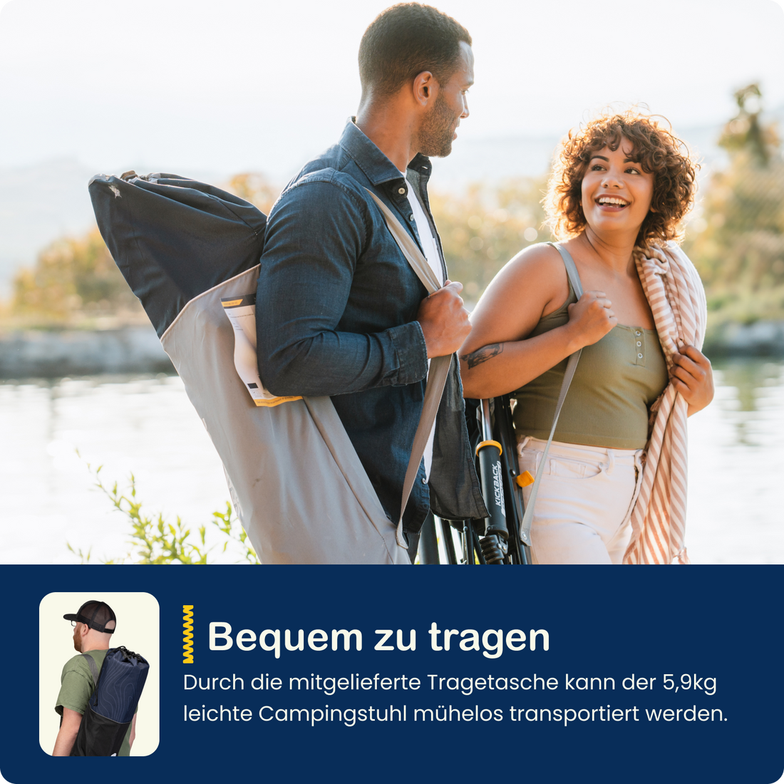 Leicht zu tragen